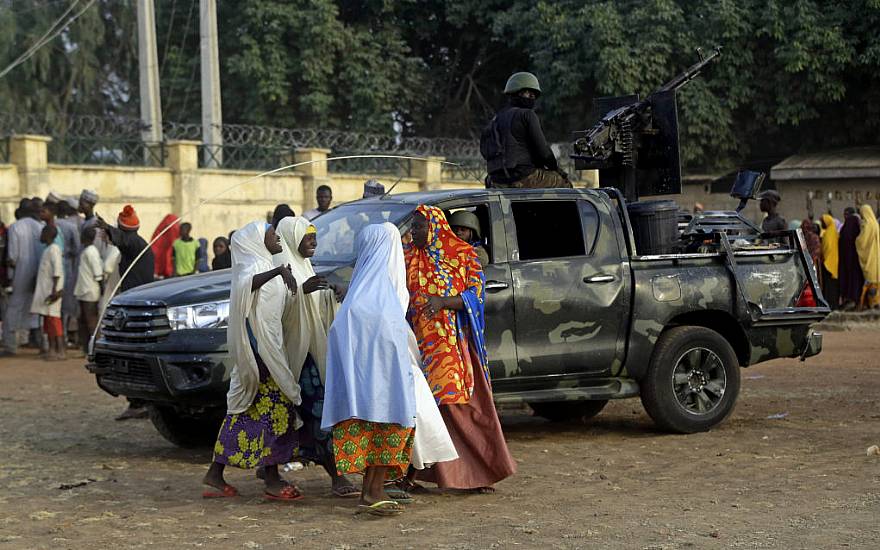 Chaos As Freed Nigerian Schoolgirls Reunited With Families