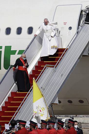 Pope Arrives In Iraq To Rally Christians Despite Pandemic