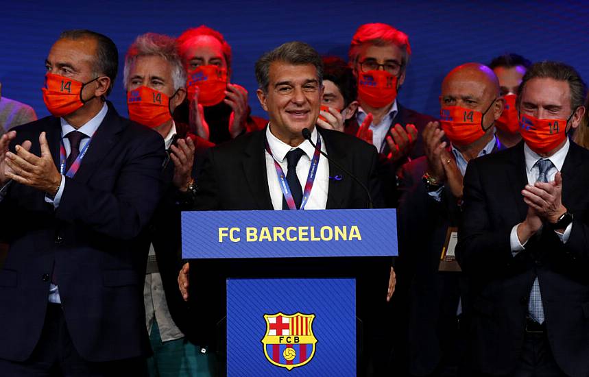 Joan Laporta To Serve Second Term As Barcelona President After Election Win