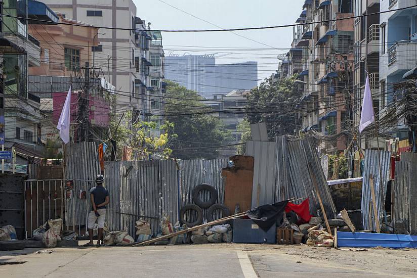 Myanmar Security Forces Raid Neighbourhood Where Striking Railway Workers Live