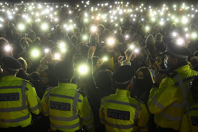 In Pictures: Sorrow And Anger As Women Pay Tribute To Sarah Everard