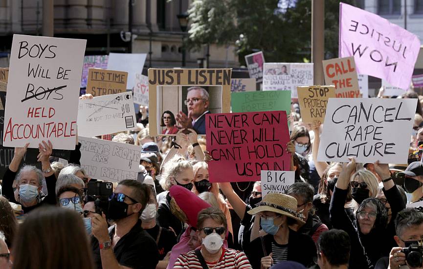 Australians Rally For Justice For Women As Alleged Rapes Shake Government