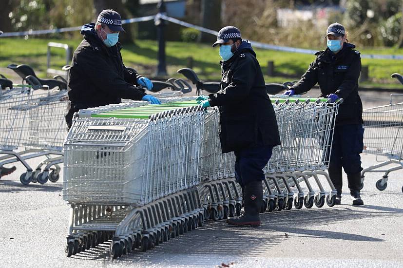 Police Search Supermarket Car Park In Sarah Everard Investigation