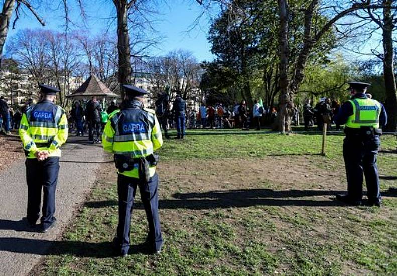 Gardaí Arrest 21 People At Anti-Lockdown Protests In Dublin