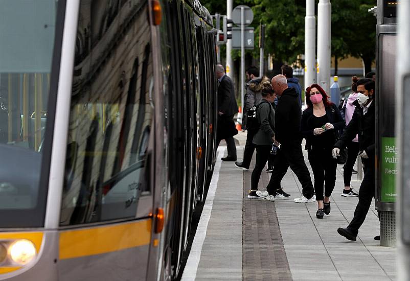 Luas Security Guard Fired After Riding Child's Bike Up And Down Busy Platform