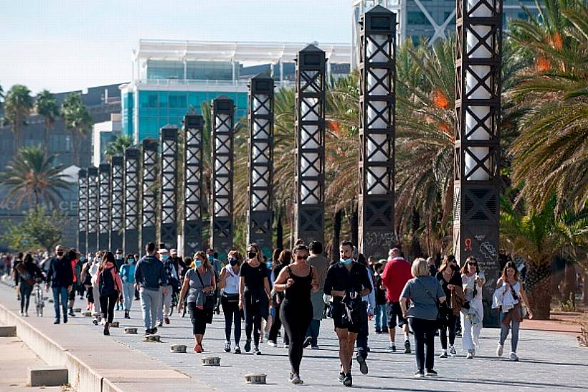 Ravers Feel The Music At Socially Distanced Silent Disco In Barcelona