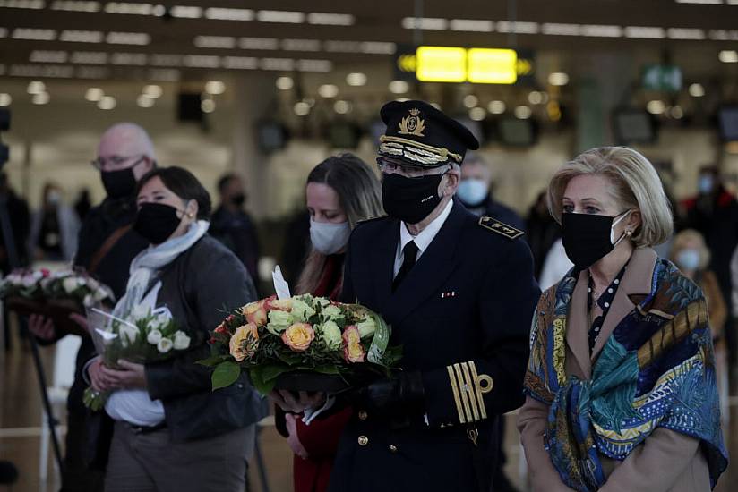 King And Queen Lead Tributes Amid Commemorations Over Attacks In Brussels