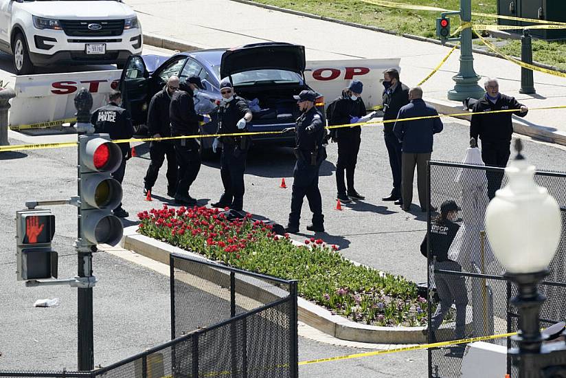 Officer Killed After Car Rams Into Us Capitol Barricade