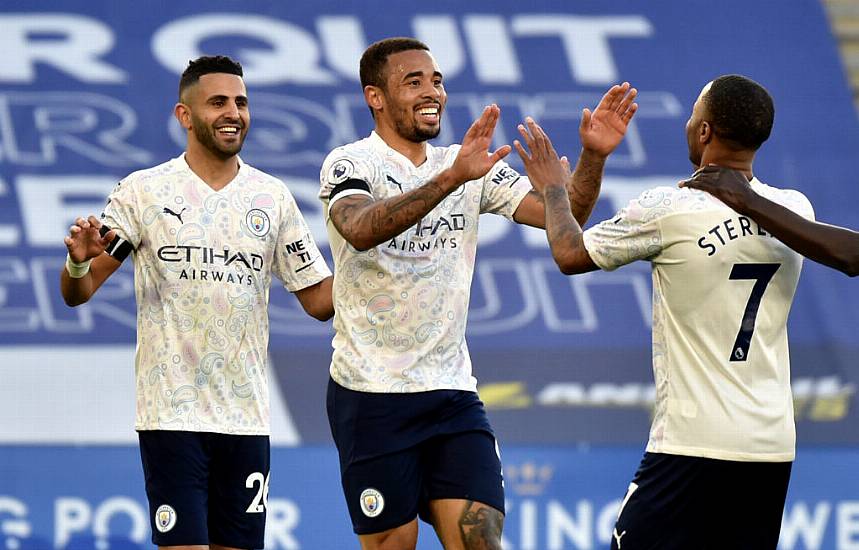 Birthday Boy Gabriel Jesus On Target As Leaders Man City Ease Past Leicester