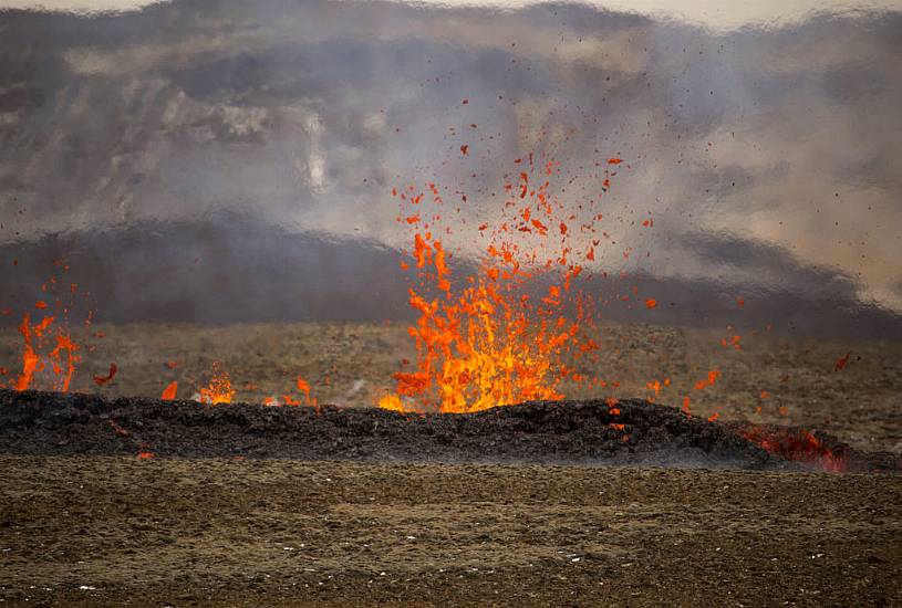 Hikers Evacuated As New Fissure Opens Up At Icelandic Volcano