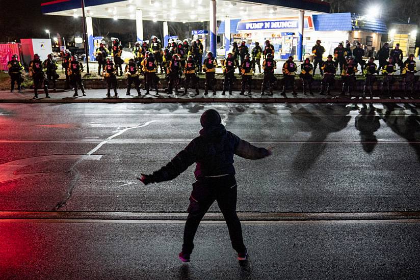 Second Night Of Protests In Minneapolis After Black Man Killed By Police