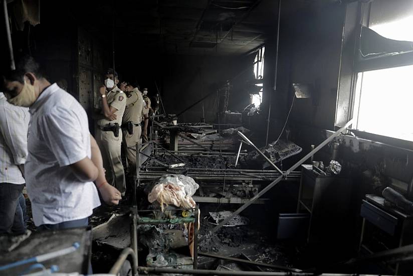 Fire Kills 13 Covid-19 Patients At Indian Hospital