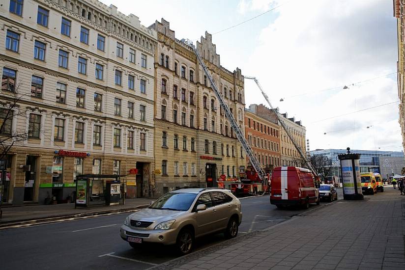 Eight Die In Building Blaze In Latvian Capital