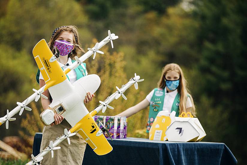 Drones Used To Deliver Girl Scout Cookies To People’s Doorsteps In Us