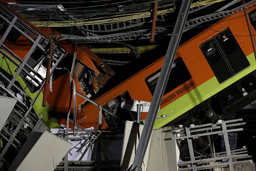 23 Killed As Metro Overpass Collapses On To Road In Mexico City