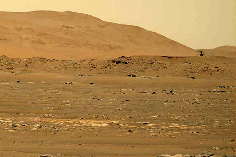 Nasa Mars Helicopter Heard Humming Through Thin Martian Air