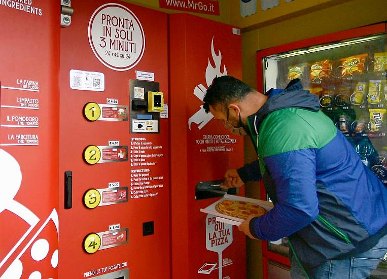 Pizza Vending Machine Prompts Horror From Locals In The Birthplace Of The Margherita