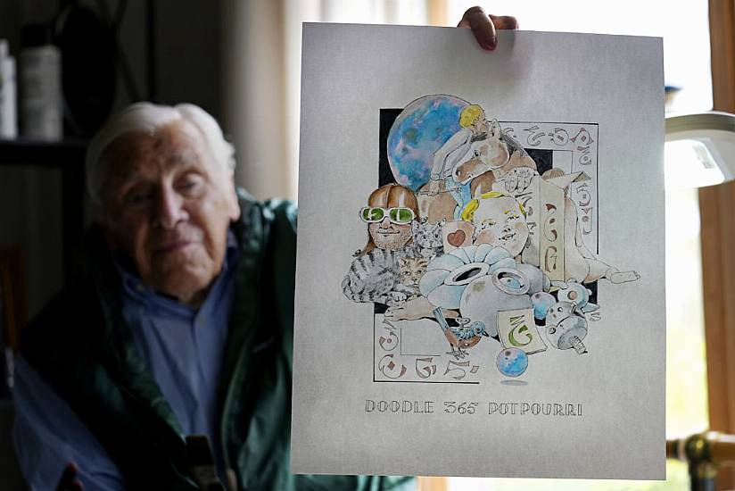 88-Year-Old Artist Finishes Year Of Pandemic ‘Daily Doodles’