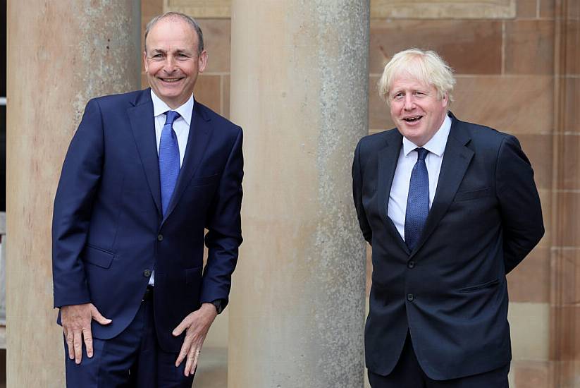 Taoiseach And Johnson Meeting To Discuss The North And Brexit Tensions