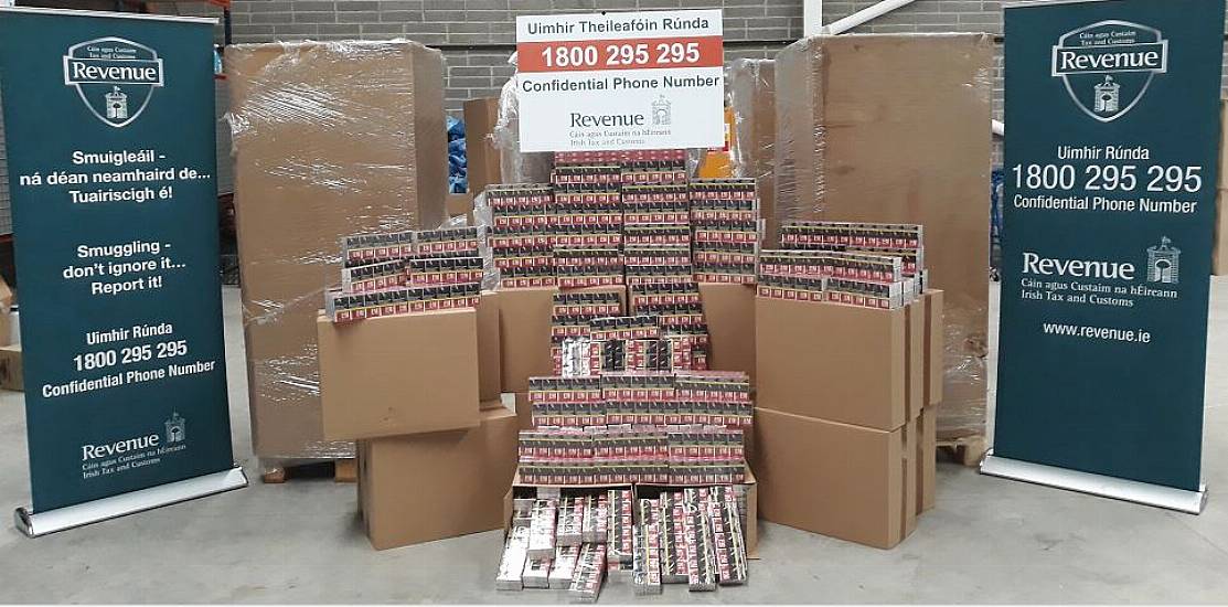 Revenue Seize 1.5 Million Cigarettes In Dublin