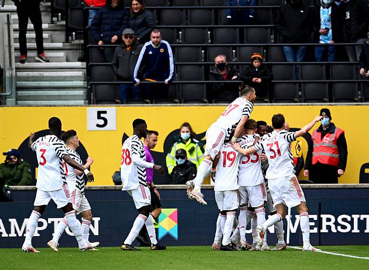 Man United Complete Unbeaten Away League Campaign With Victory At Wolves