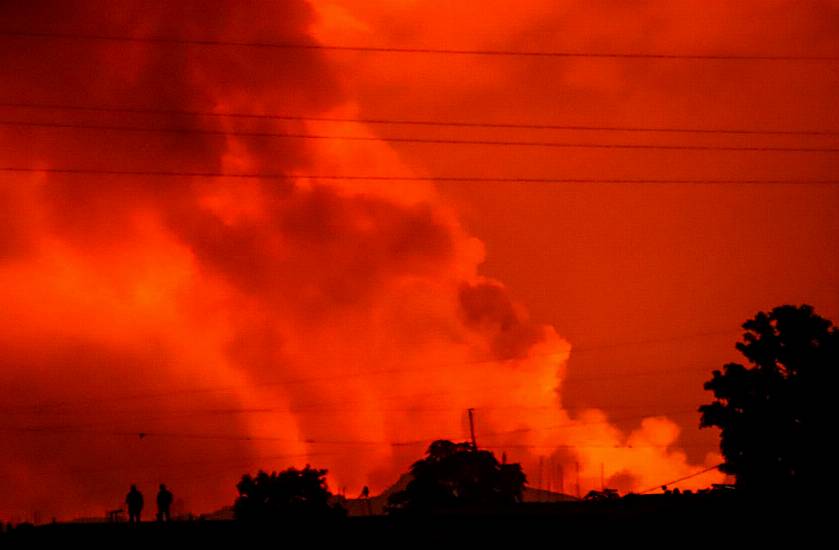 15 Dead As Lava Pours Into Congo Villages After Volcano Erupts