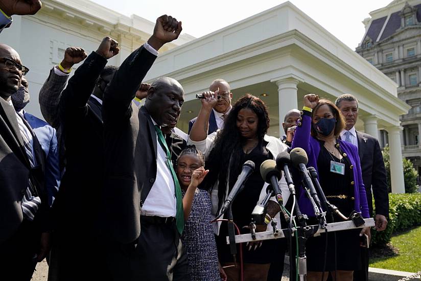 Floyd Family Meet Biden At White House