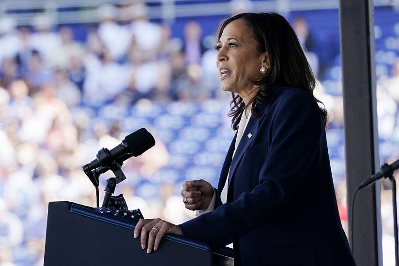 Kamala Harris Cites Challenges Of ‘Fragile’ World In Navy Speech