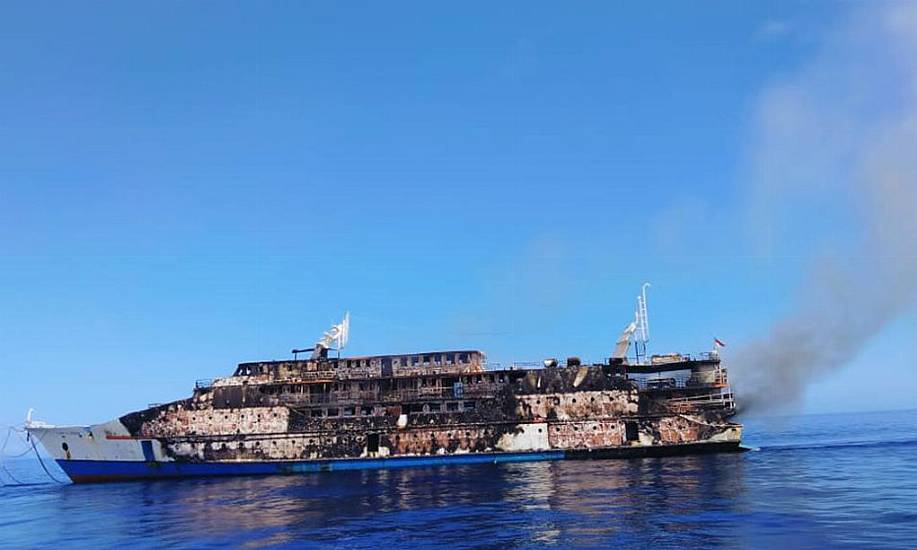 Passengers And Crew Jump Into Sea To Escape Indonesia Ferry Blaze