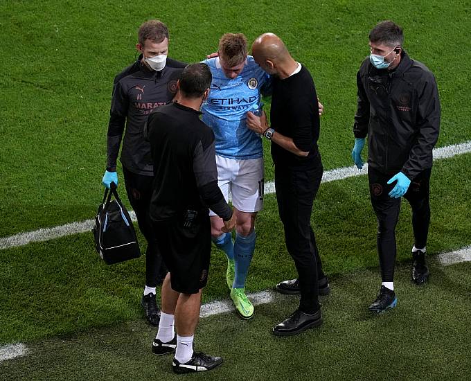 Kevin De Bruyne Leaves Hospital With Fractured Nose And Eye Socket