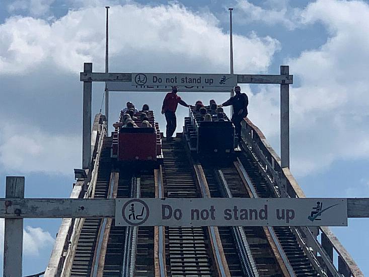 Rollercoaster Riders Rescued After Blackpool Breakdown