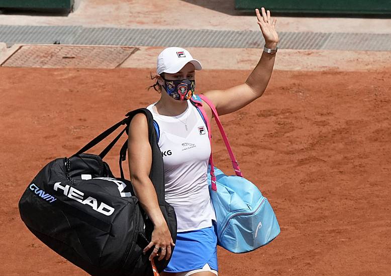 Injured Ashleigh Barty Calls French Open Withdrawal ‘Heartbreaking’