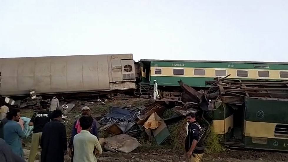 Dozens Dead After Trains Collide In Southern Pakistan