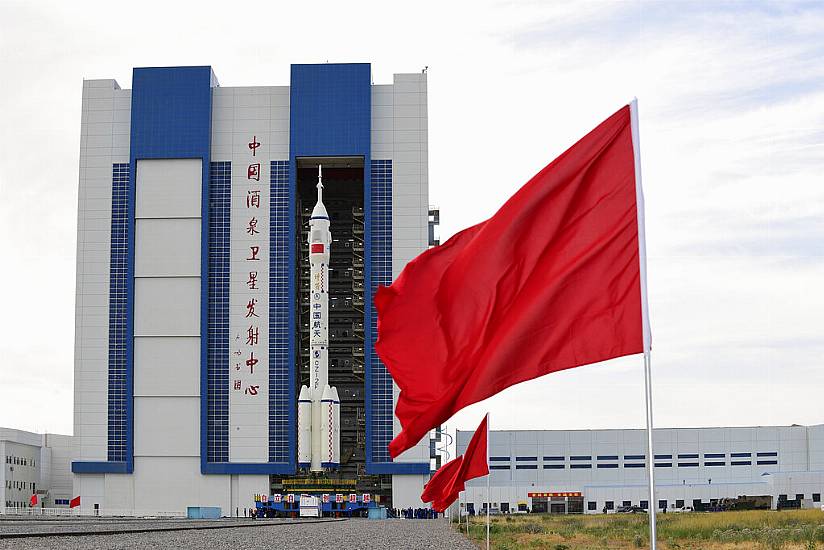 Rocket Moves To Launch Pad As China Prepares To Send First Crew To Space Station