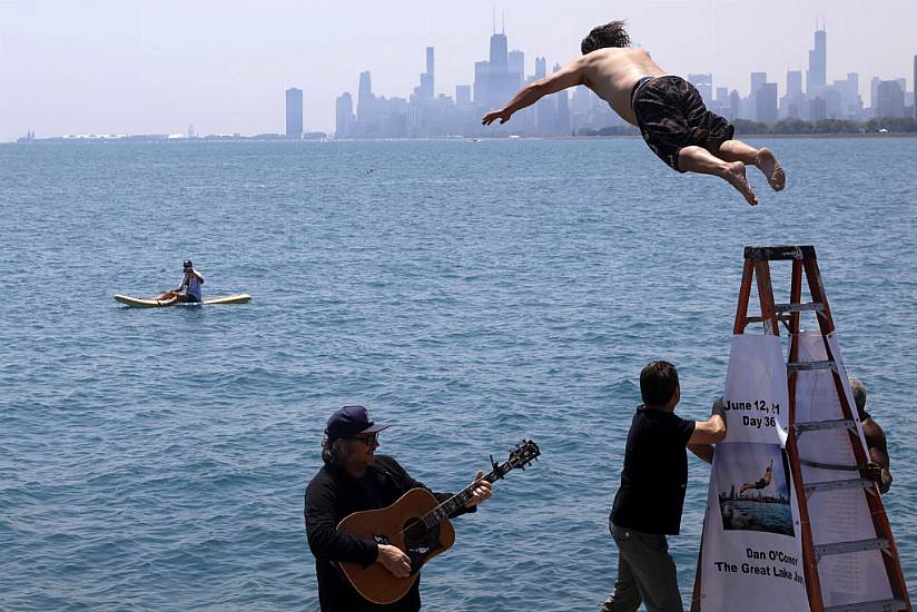 Us Bus Driver Makes Online Splash After Jumping Into Lake For 365Th Day