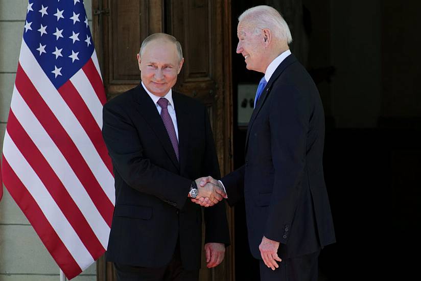 Biden And Putin Open Summit With A Handshake