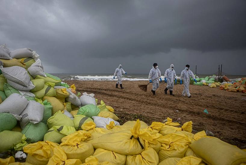 Fears Of Environmental Disaster As Stricken Ship Sinks Off Sri Lanka