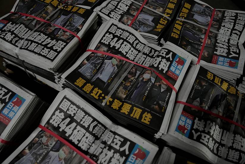 Hong Kong’s Apple Daily Newspaper Says It May Shut Down