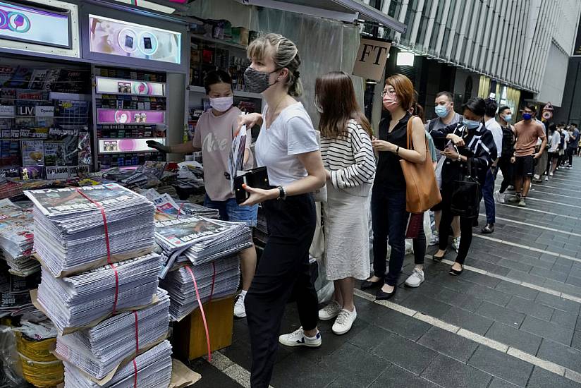 Last Apple Daily Newspaper Edition Sold Out Across Hong Kong