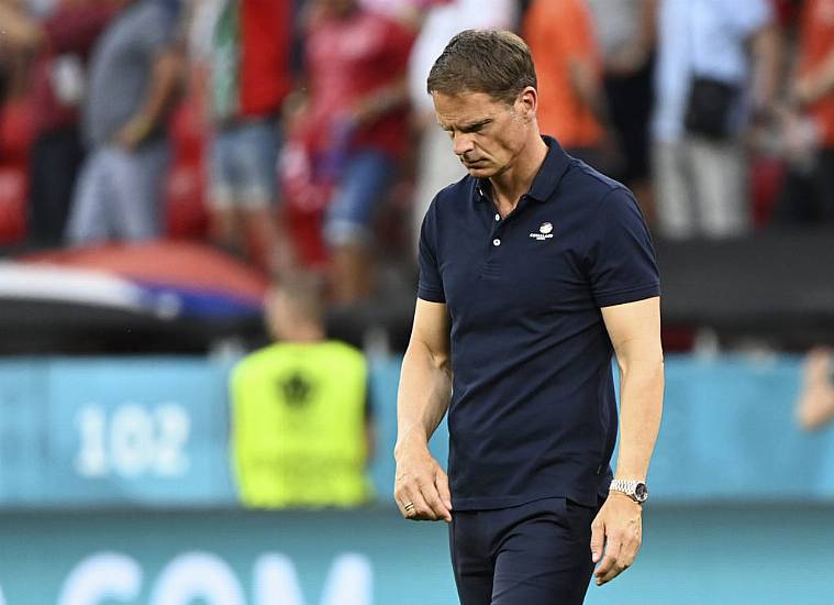 Dutch Head Coach Frank De Boer Stands Down After Euro 2020 Exit