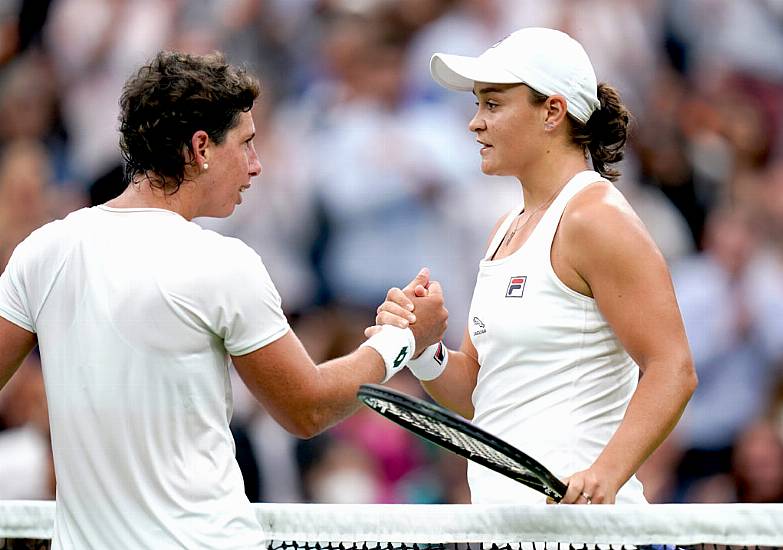 Wimbledon Day Two: Ashleigh Barty Pushed Hard By Carla Suarez Navarro