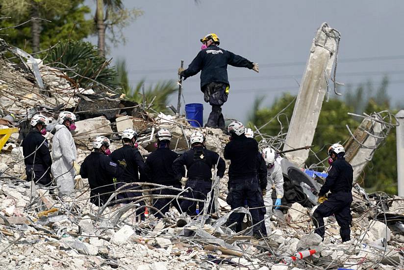 High-Rise Demolition In Florida Opens Up Fresh Rubble In Search For Survivors