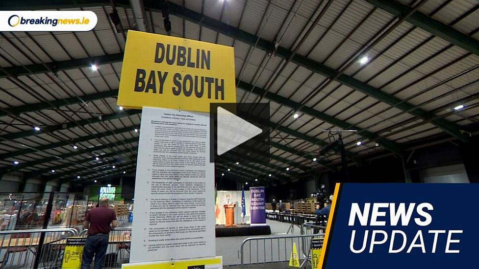 Video: Counting Underway In Dublin Bay South, Booster Vaccines, Delta Pressure On Health Service