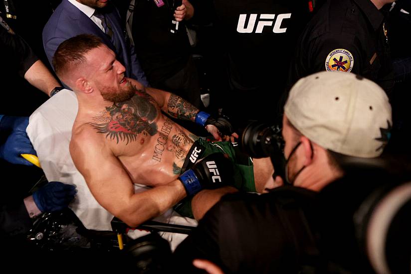 Conor Mcgregor Future In Doubt After Freak Leg Break In Dustin Poirier Defeat