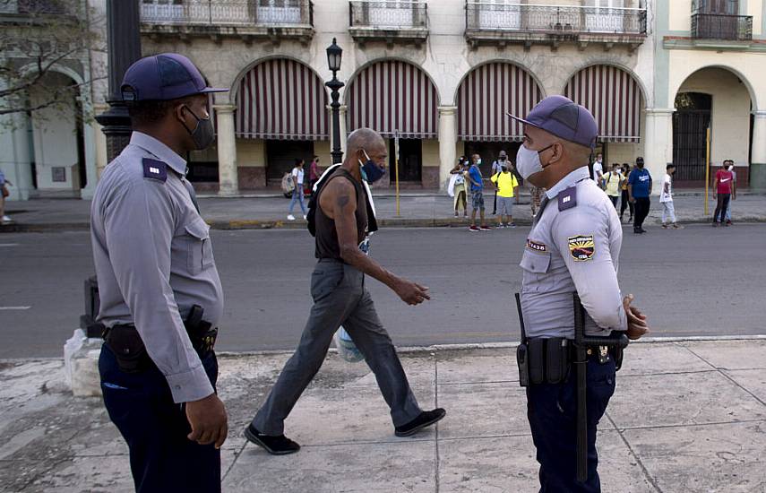 Cuban Leaders Step Up Police Patrols After Rare Protests