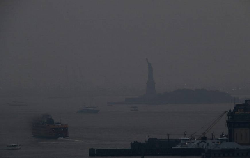 Massive Wildfires In Us West Brings Haze To East Coast