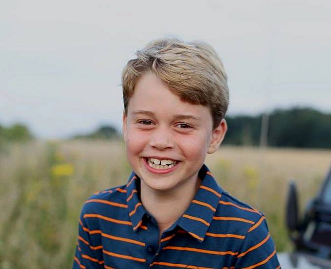 Britain's Prince George Marks Eighth Birthday With A Grin