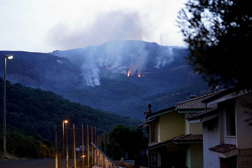 Hundreds Evacuated As Firefighters Tackle Blazes In Italy’s Sardinia