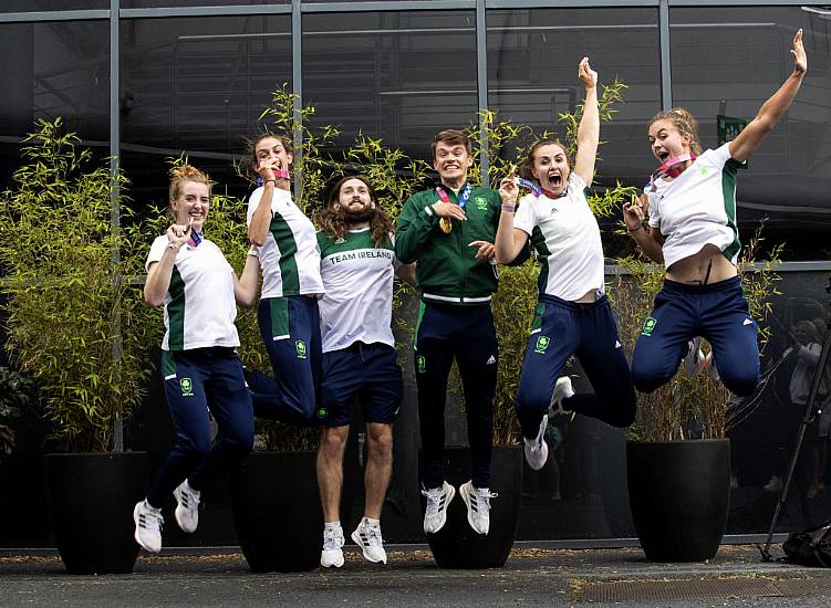 Heroes' Welcome: Team Ireland Rowing Medallists Return From Tokyo