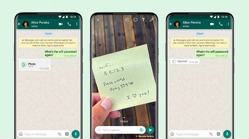 Whatsapp Introduces View Once Disappearing Photos And Videos